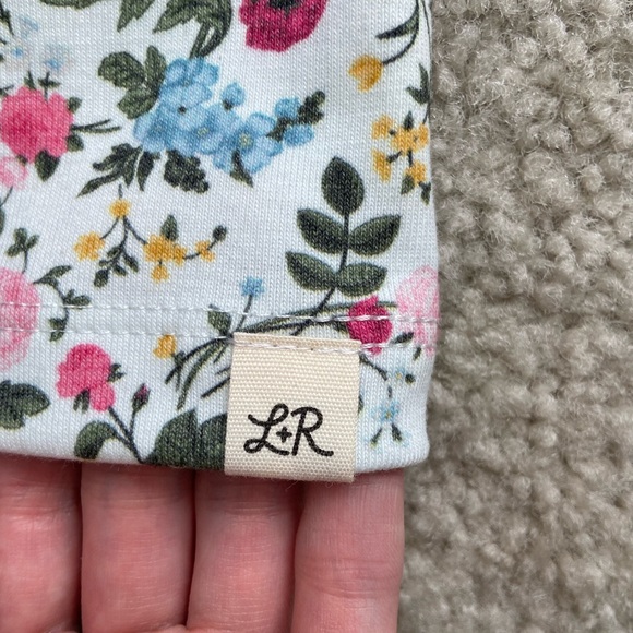 NWT Lulu and Roo (Little Road Co) Flutter Sweatshirt Dress 2T Meadow Floral 🌸 - Picture 3 of 3